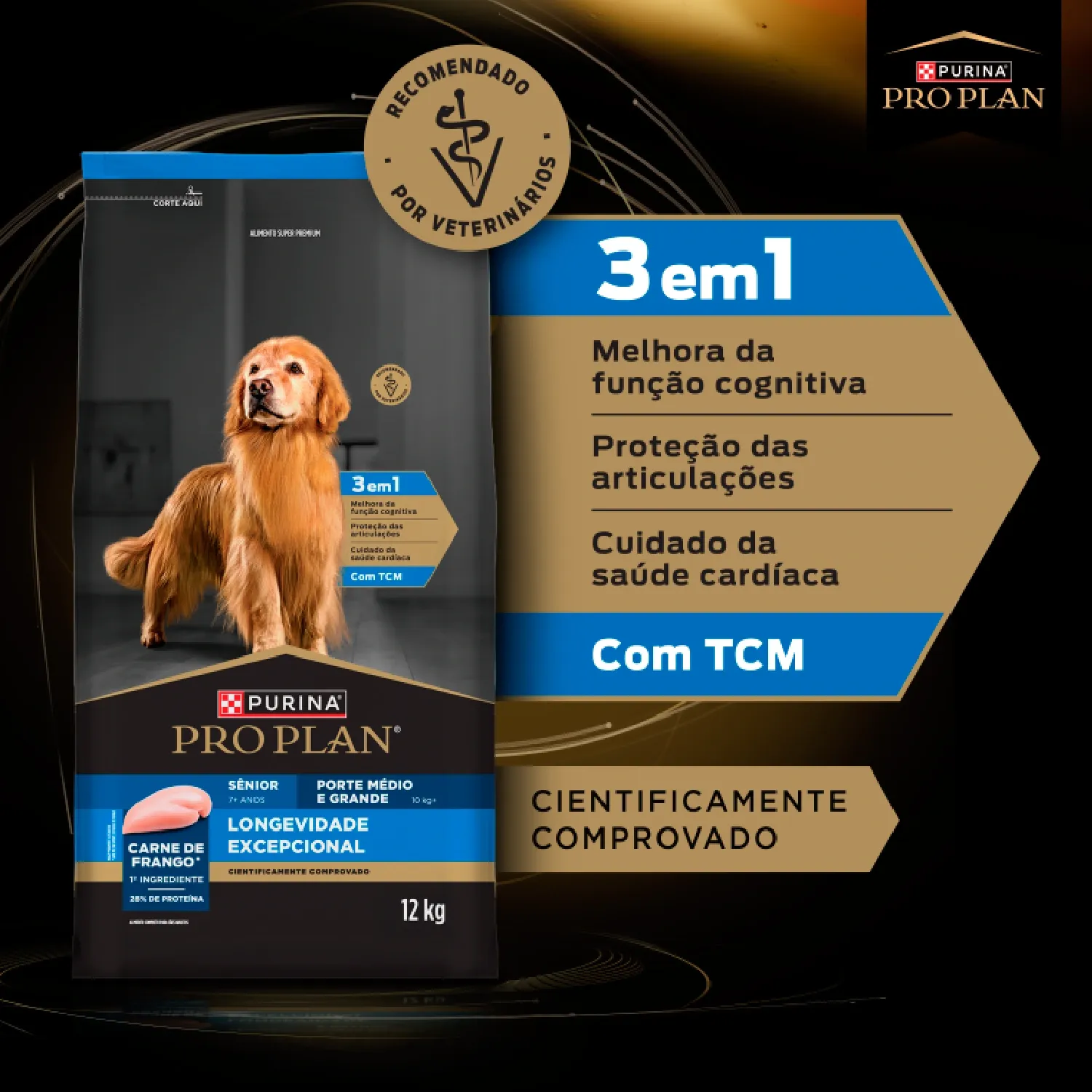 Racao Pro Plan Long Excep Caes Senior 7+ Medio e Grande  beneficios-07